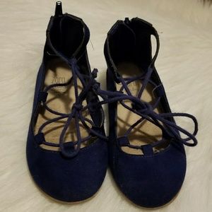Zara blue flats